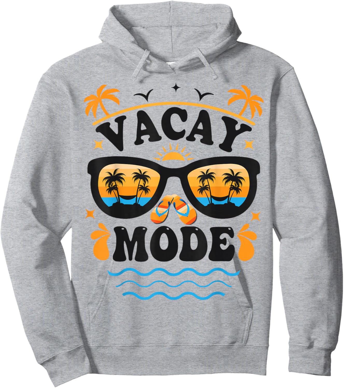 Vacay Mode Shirt For Summer Cruise Holiday Group Vacation Hoodie - Hoodie | Ash