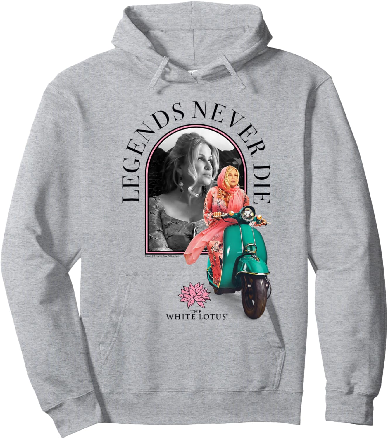 Legends Never Die , grey, S Hoodie - Hoodie | Ash