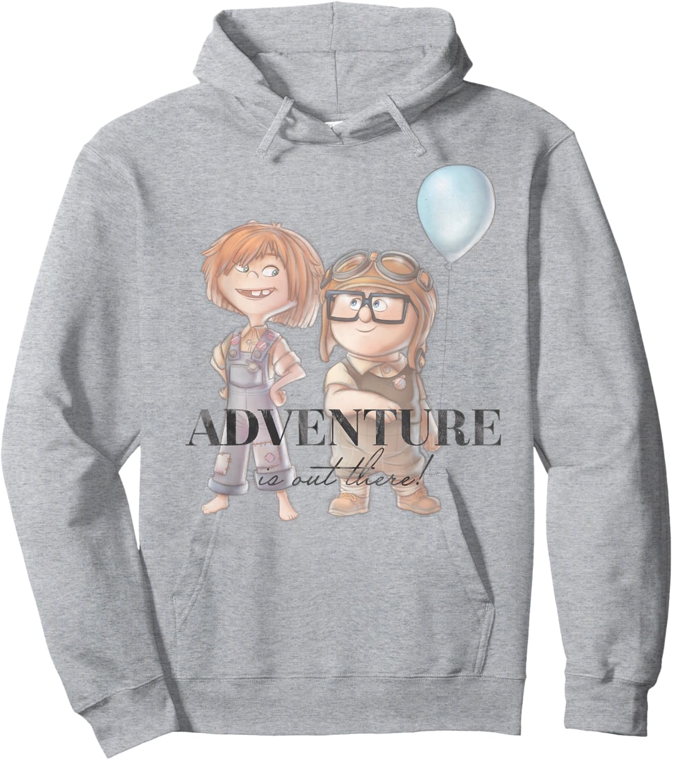 Disney 100 and Pixar's Up Carl Ellie Adventure is Out There Small Hoodie - Hoodie | Ash