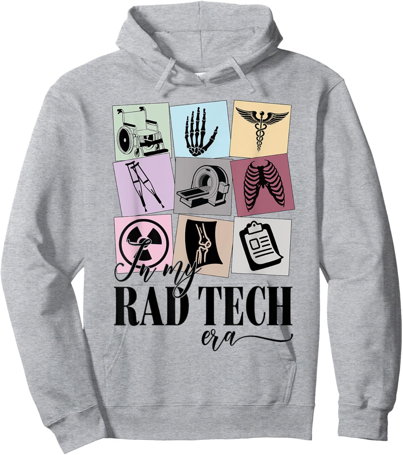 Radiologist Technician Gifts X-ray Tech in My Rad Tech Era Hoodie - Hoodie | Ash