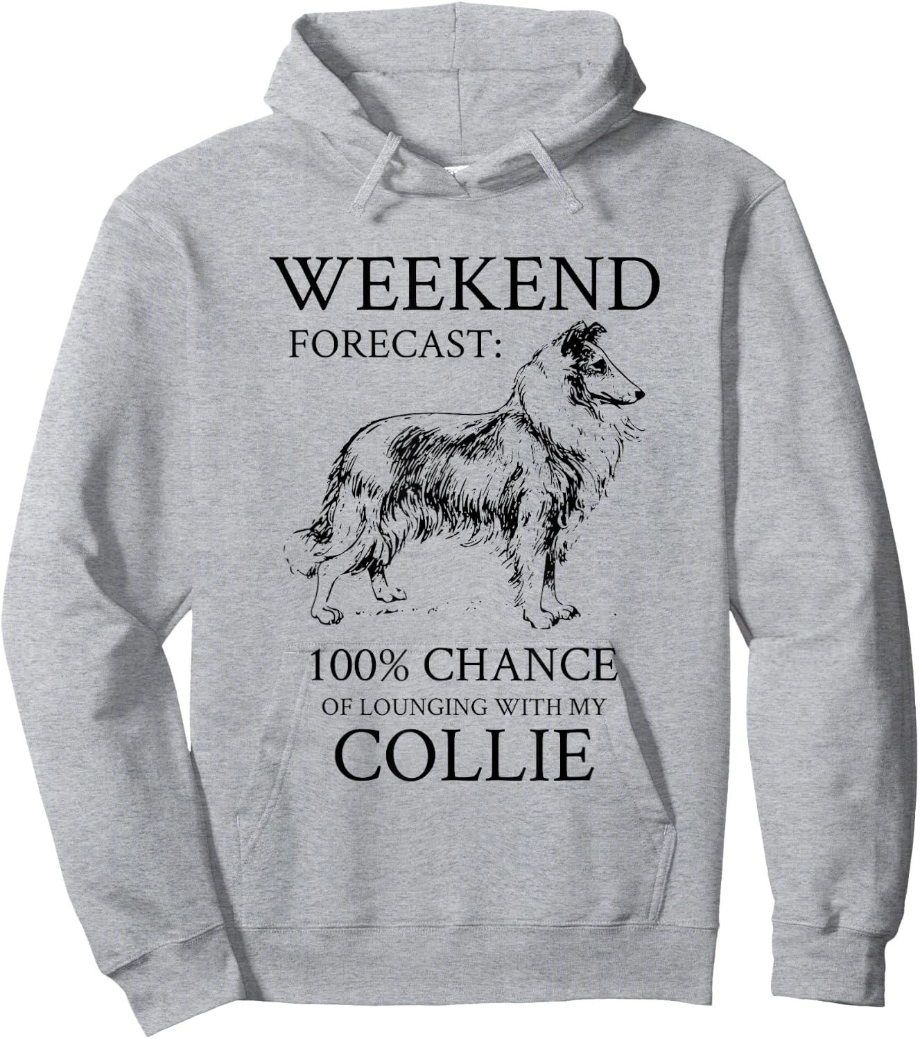 Collie Dog Men Women Girls Kids Hoodie - Hoodie | Ash