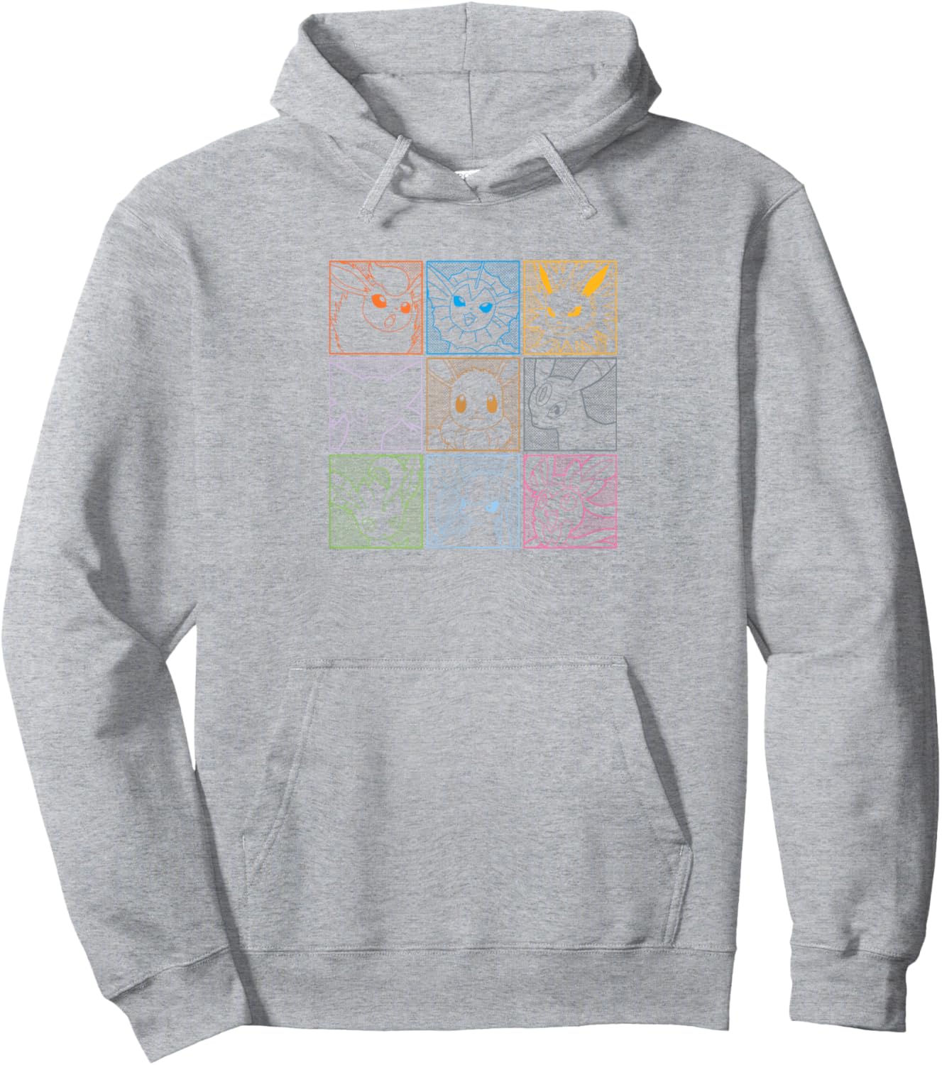 Pokémon Club - Eevee Squares Hoodie - Hoodie | Ash