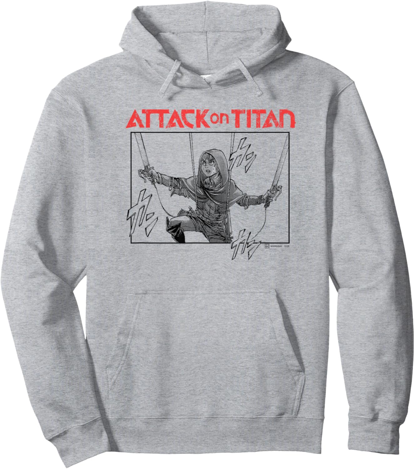Attack on Titan Armin Arlet Survey Corps Manga Portrait Hoodie - Hoodie | Ash