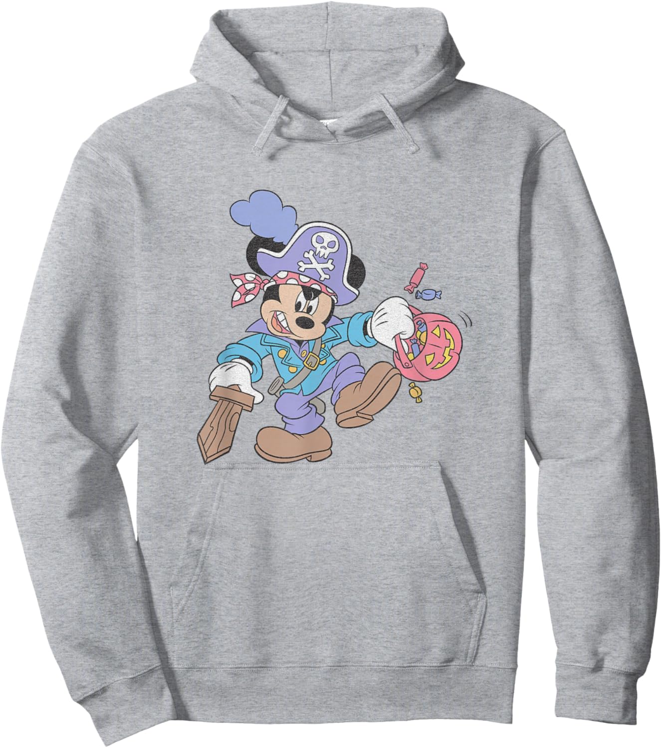 Disney Mickey And Friends Halloween Pirate Candy Costume Hoodie - Hoodie | Ash