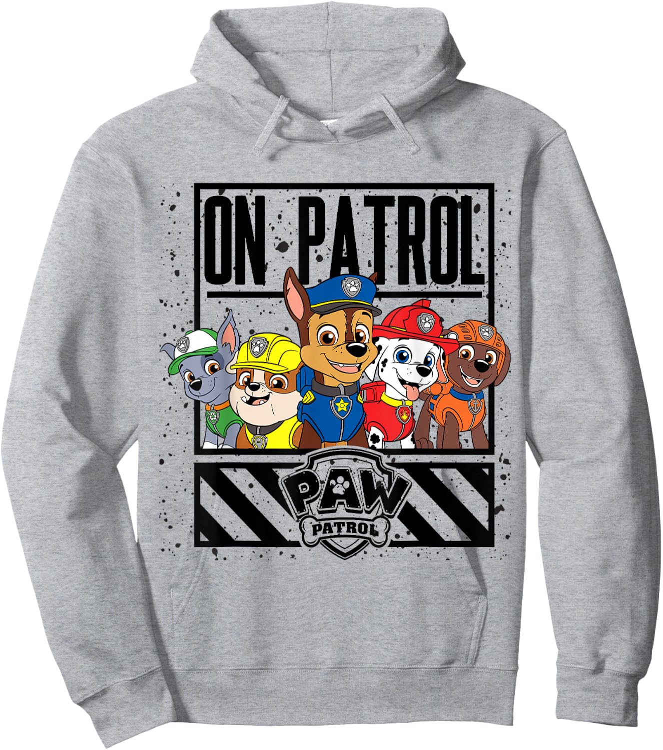 Paw Patrol Group On Patrol Hoodie - Hoodie | Ash