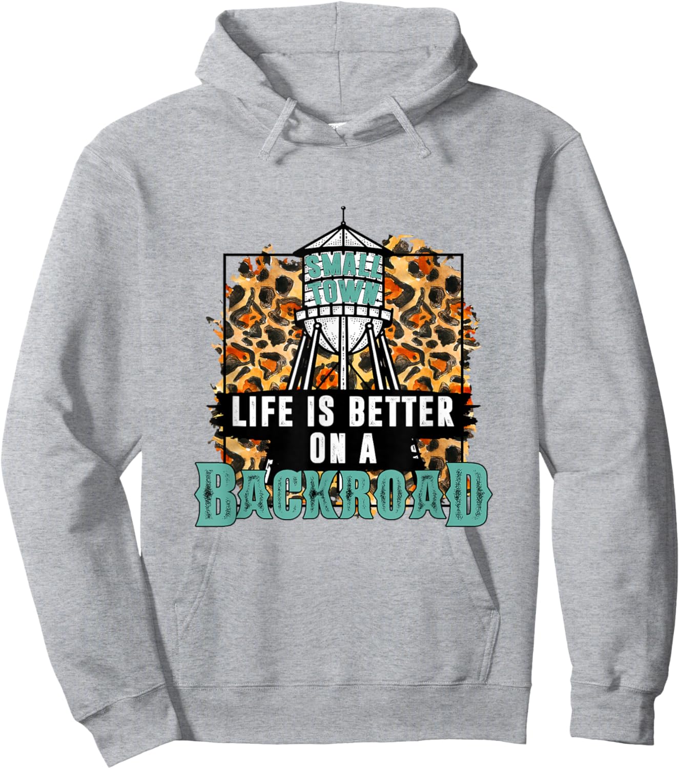 Life Is Better On The Backroad Small Town Girl Country Girls Hoodie - Hoodie | Ash
