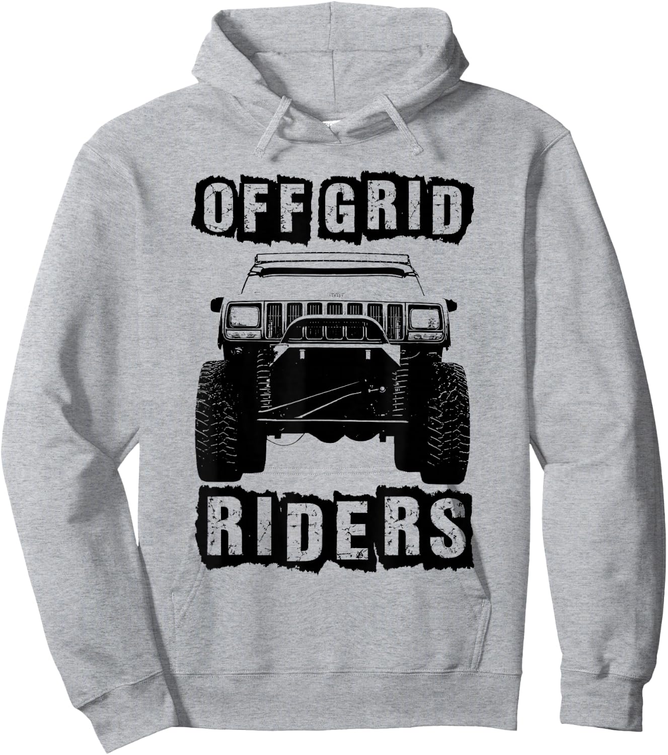 Off road rock crawling XJ Hoodie - Hoodie | Ash