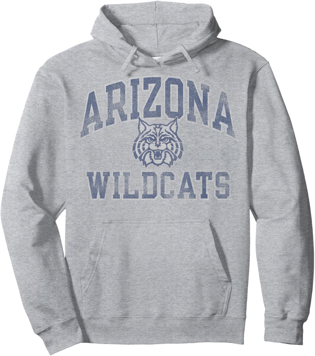 Arizona Wildcats Vintage Worn Red Officially Licensed Hoodie - Hoodie | Ash
