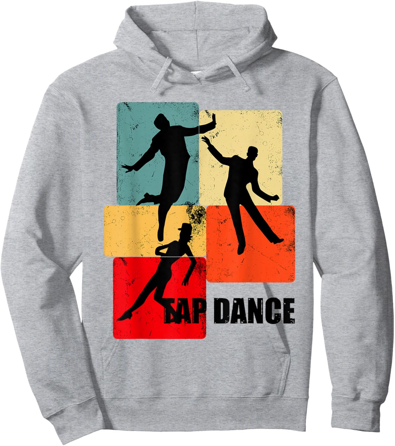 Retro Tap dancer Shirts | Tap Dancing for Tap Dancer | White, Small, Classic Fit, Short Sleeve Hoodie - Hoodie | Ash