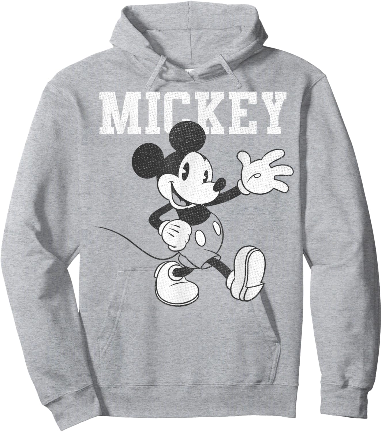 Disney Mickey And Friends Mickey Classic Red Short , Red, S Hoodie - Hoodie | Ash