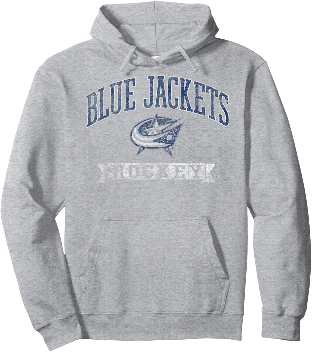Columbus Blue Jackets Vintage Hockey Red Officially Licensed Hoodie - Hoodie | Ash