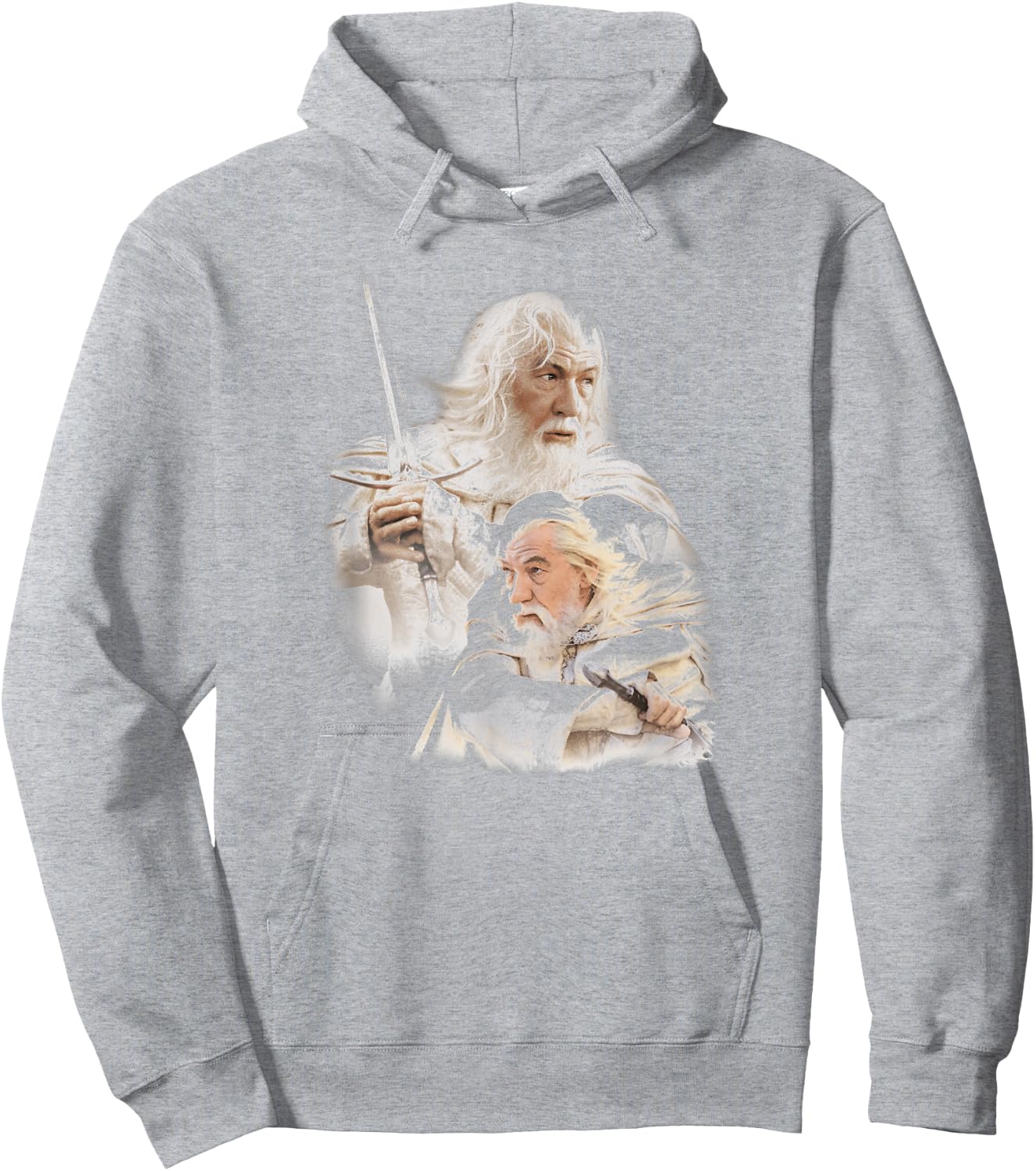 Lord of the Rings Gandalf the White Hoodie - Hoodie | Ash