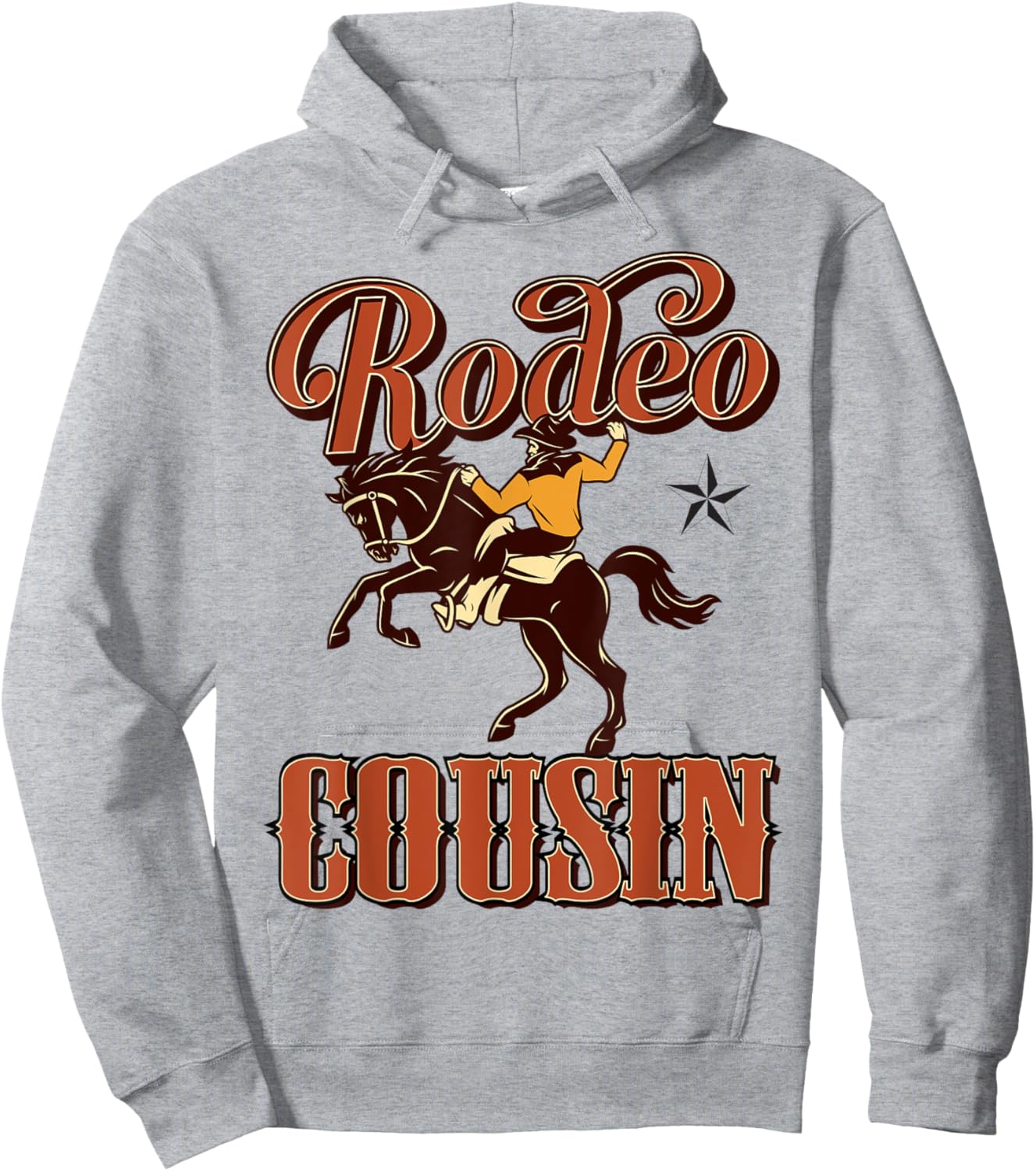 Cousin Birthday Cowboy Cowgirl Western Rodeo Cuz Bday Party Hoodie - Hoodie | Ash