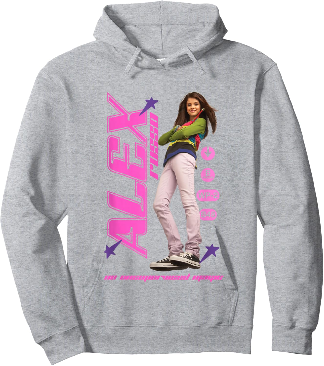 Disney Wizards of Waverly Place Alex Russo Girly Big Poster Hoodie - Hoodie | Ash