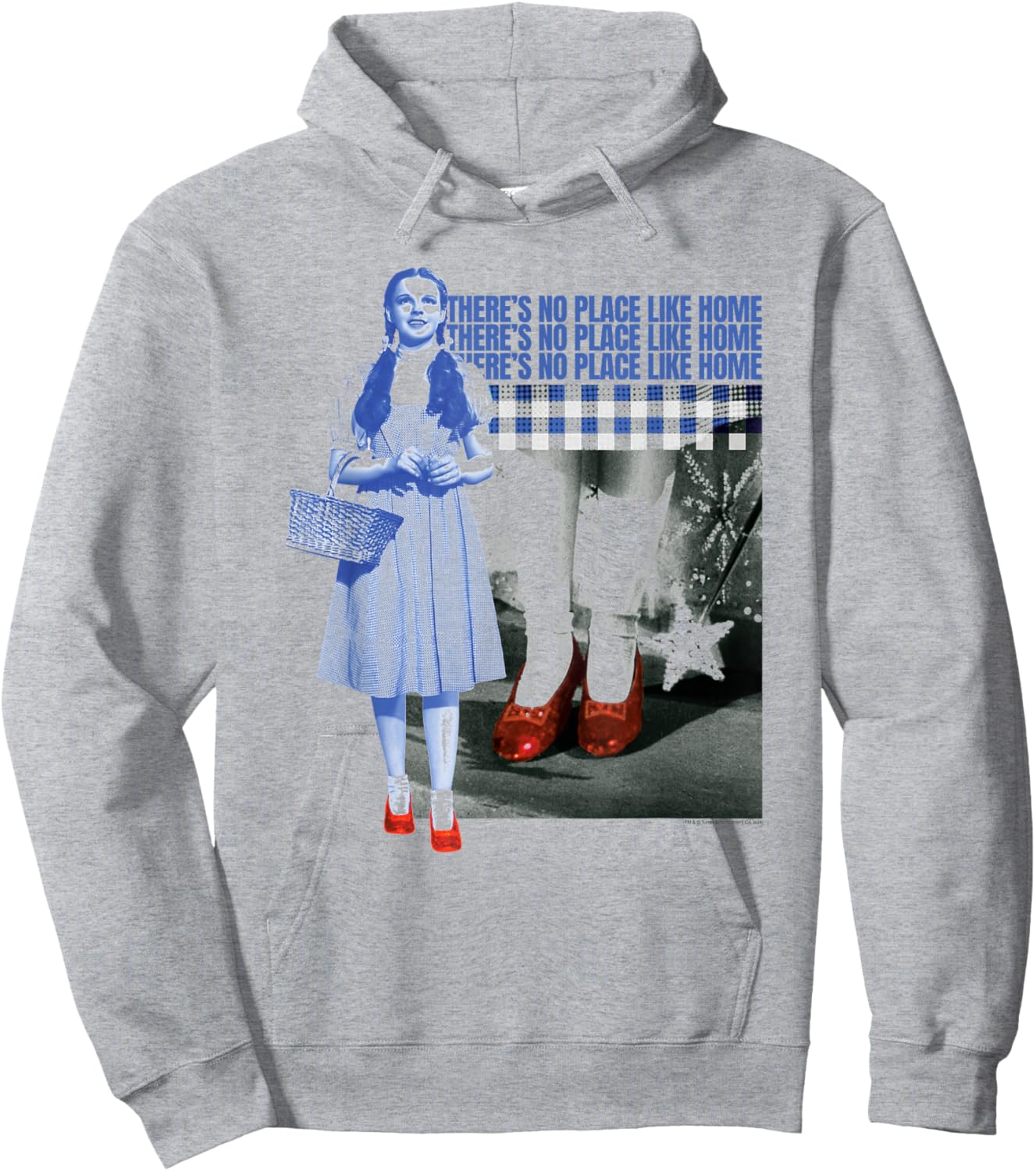 Wizard of Oz There's No Place Like Home Dorothy Retro Movie Hoodie - Hoodie | Ash