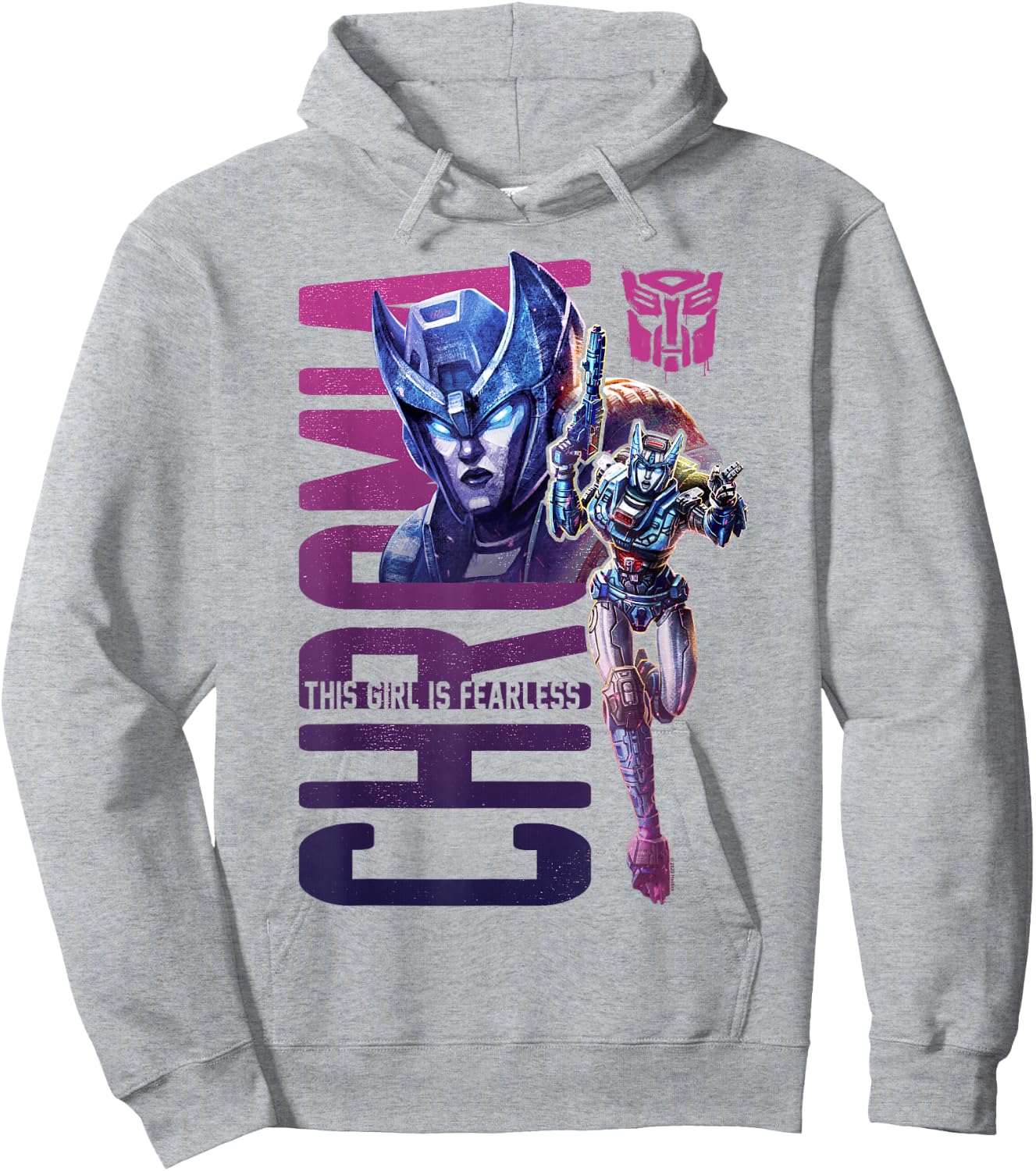 Transformers: War For Cybertron Chromia Fearless Hoodie - Hoodie | Ash