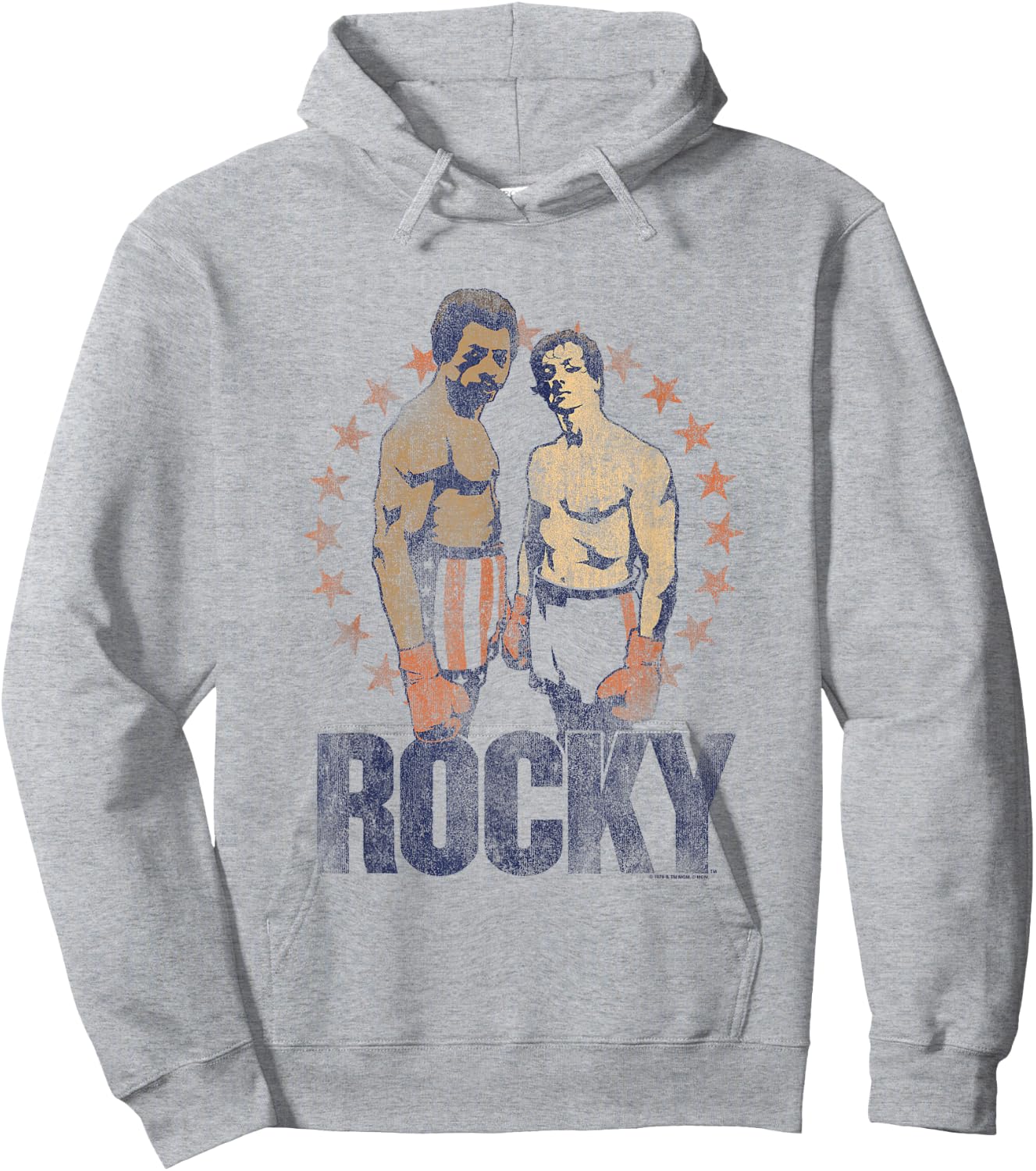 Rocky Creed and Balboa Hoodie - Hoodie | Ash