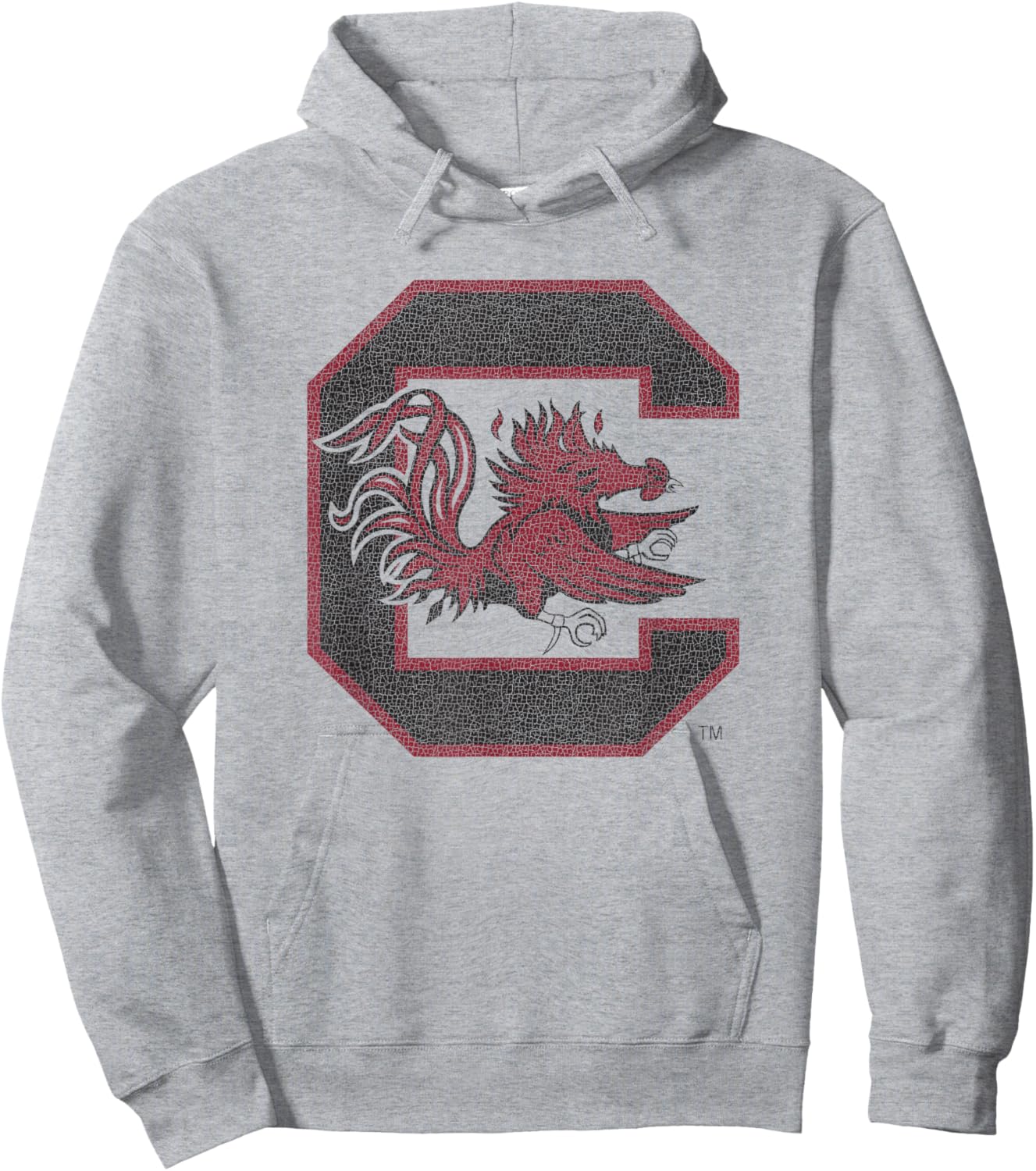 South Carolina Gamecocks Vintage Icon White Hoodie - Hoodie | Ash