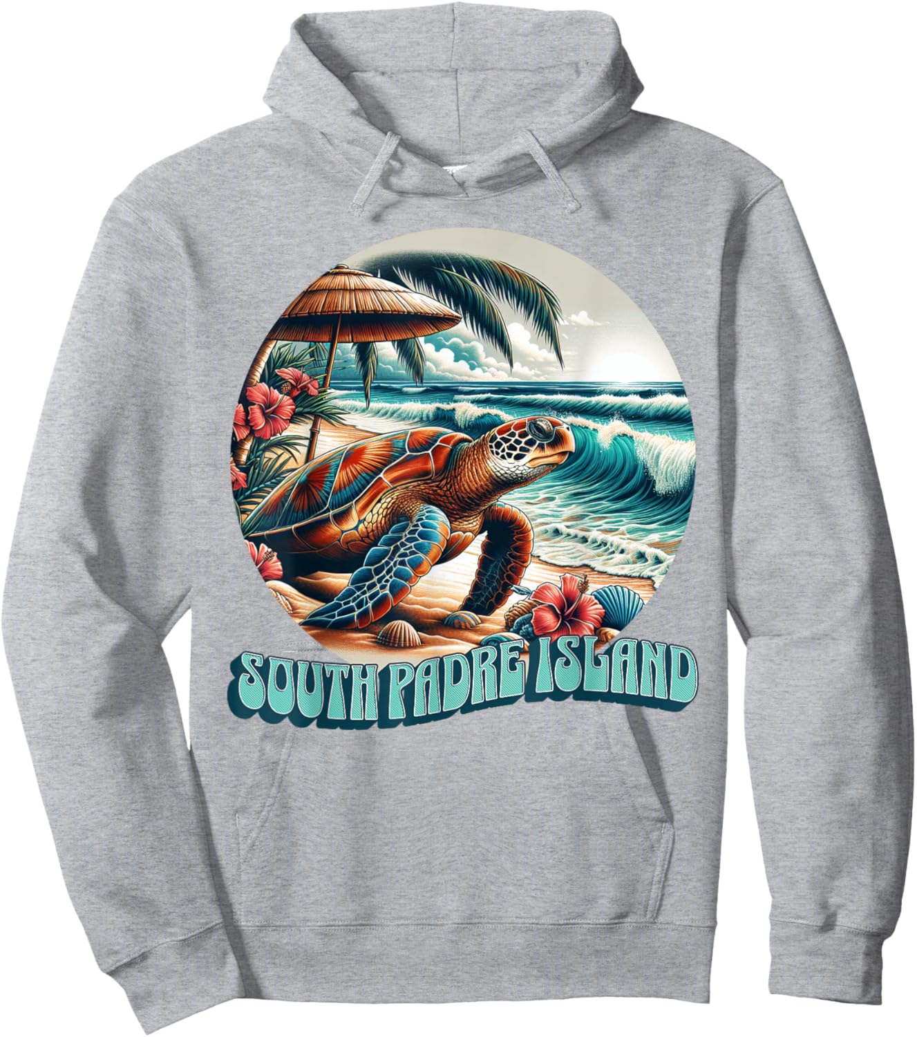 South Padre Island Hoodie - Hoodie | Ash