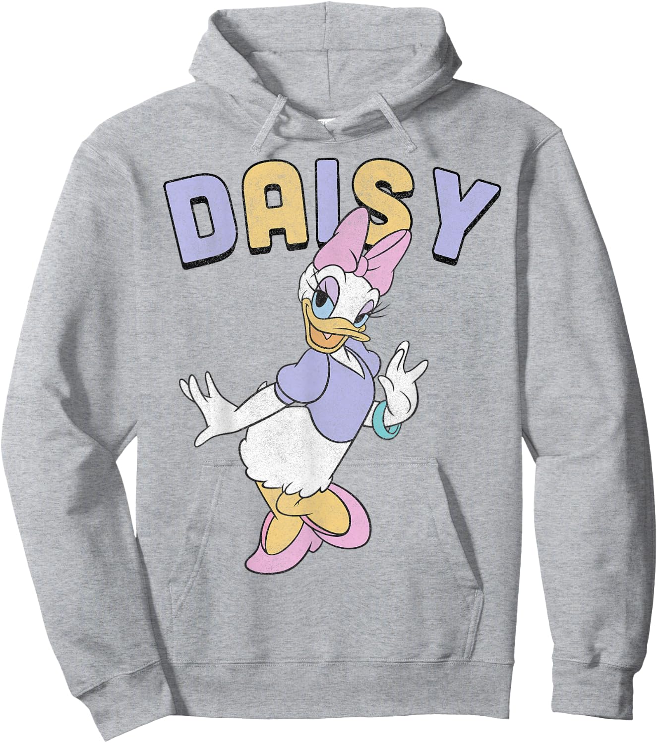 Disney Mickey And Friends Daisy Duck Simple Portrait Hoodie - Hoodie | Ash