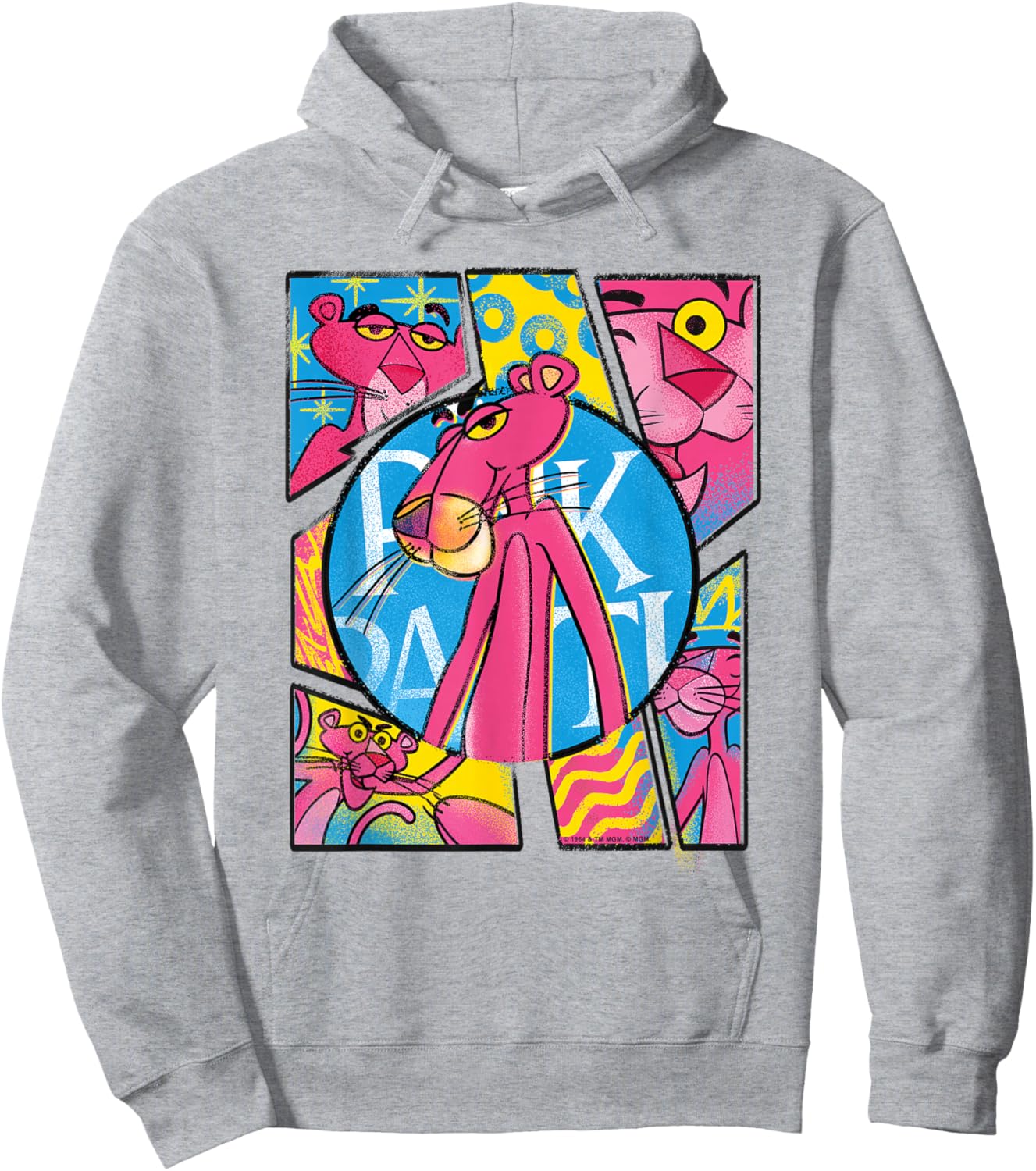 Pink Panther Graffiti Panels Hoodie - Hoodie | Ash