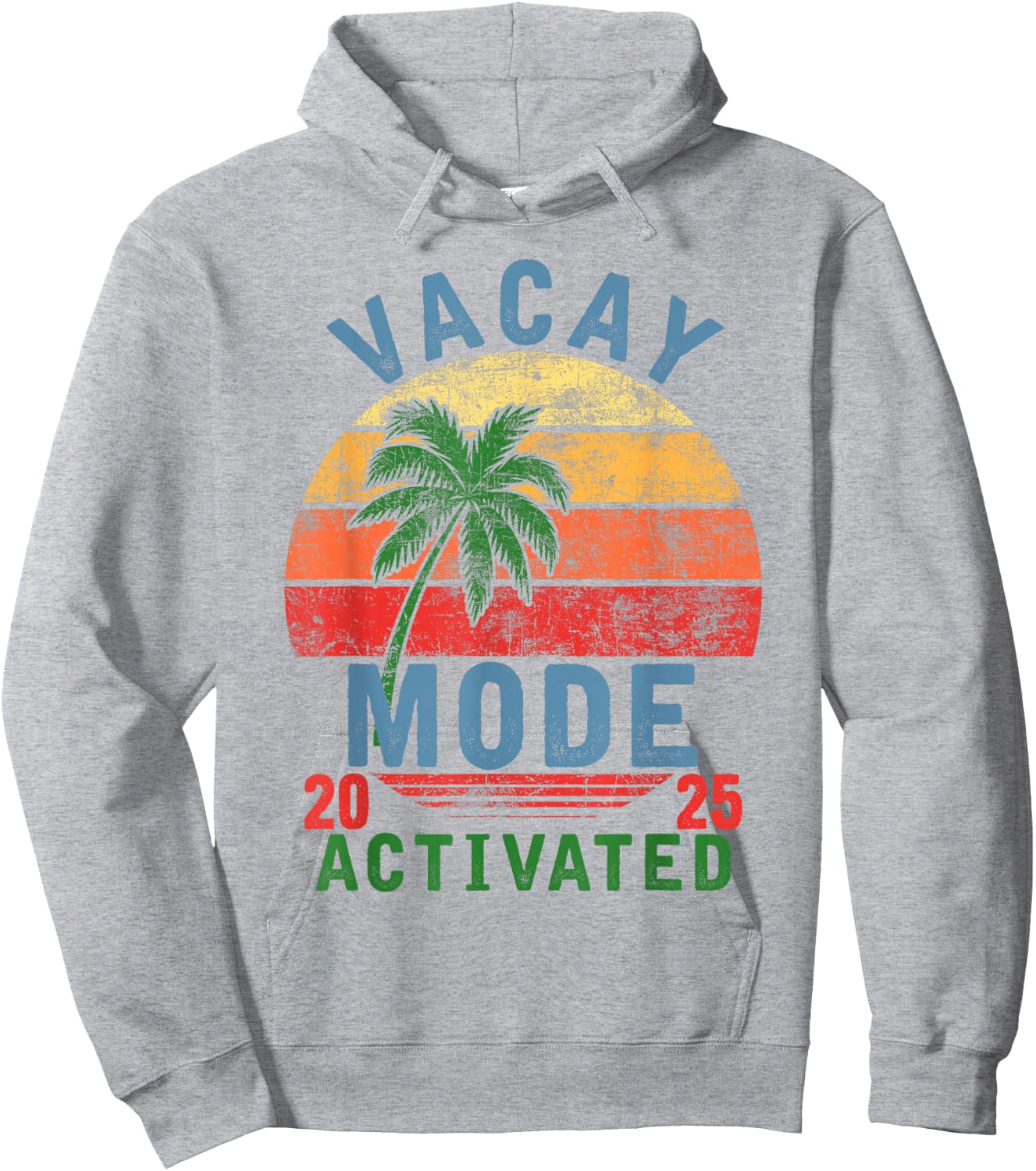 Vacay Mode Activated Vacation Summer Cruise Getaway Holiday Hoodie - Hoodie | Ash