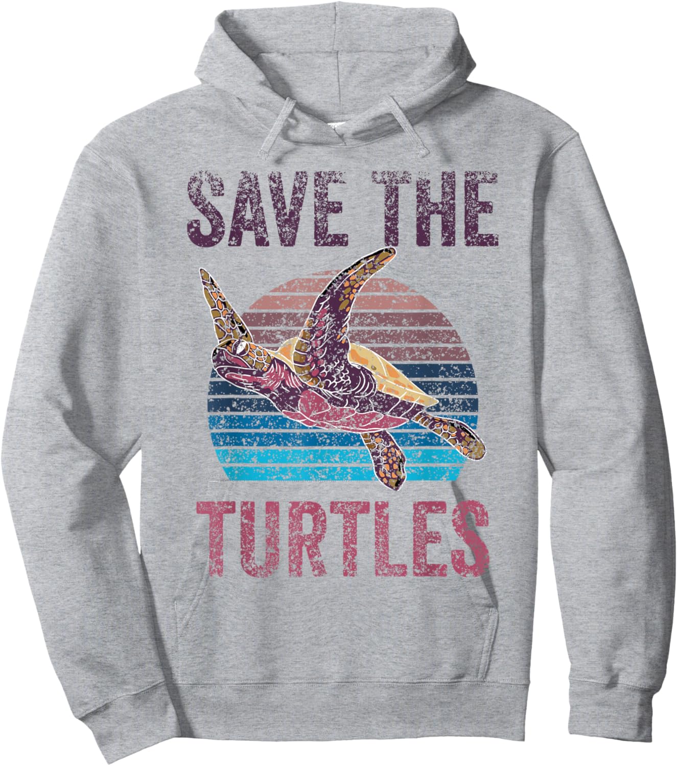Save The Turtles Animal Turtle Pet Lover Hoodie - Hoodie | Ash