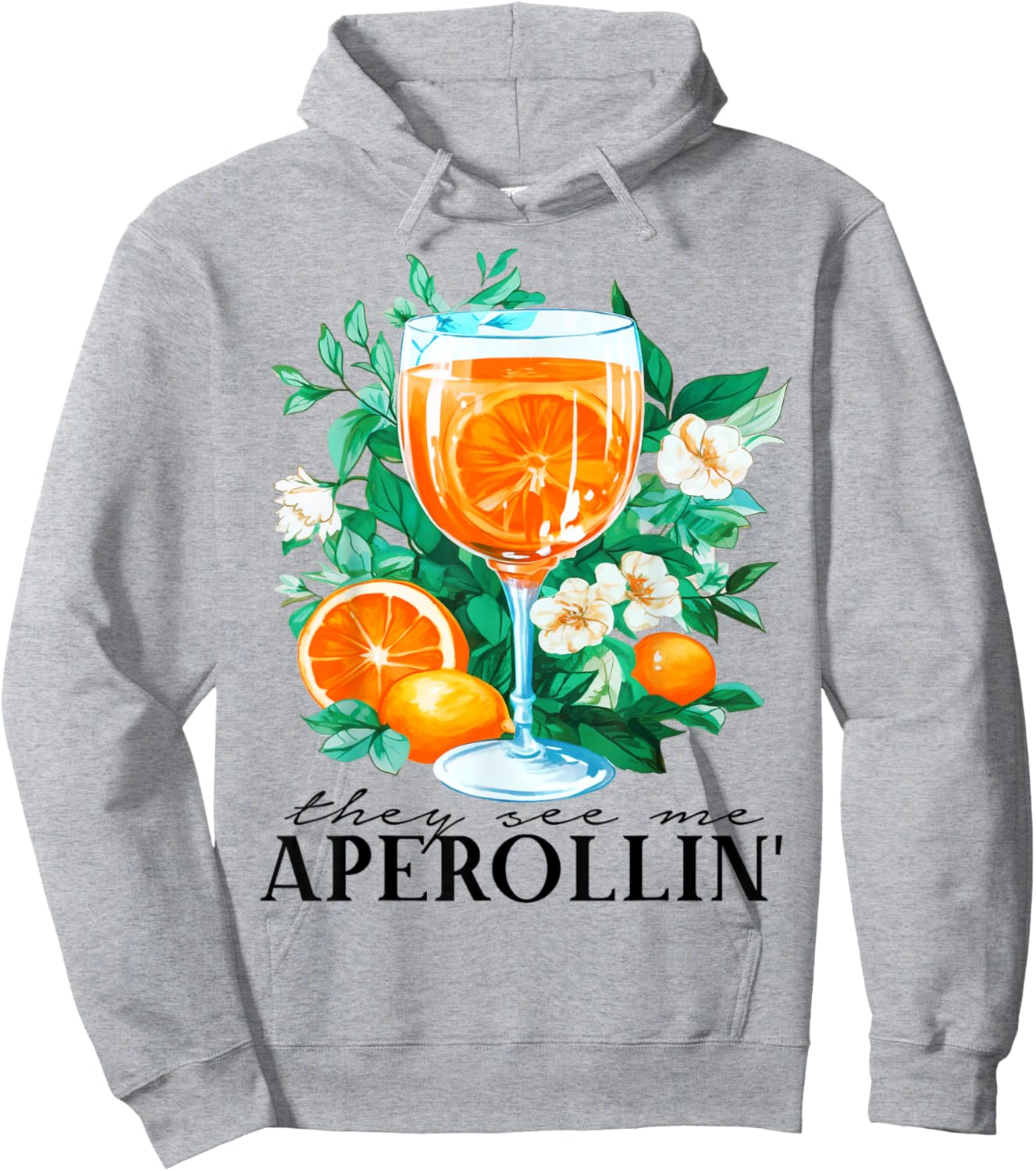 They See ME APEROLLIN' X La Dolce Vita Summer & Spritz Club Hoodie - Hoodie | Ash