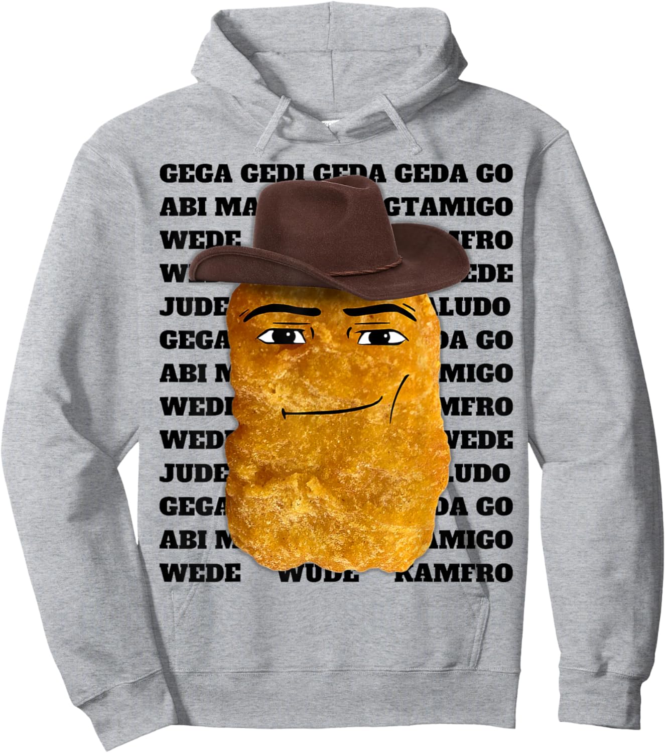 Cowboy Chicken Nugget Hoodie - Hoodie | Ash