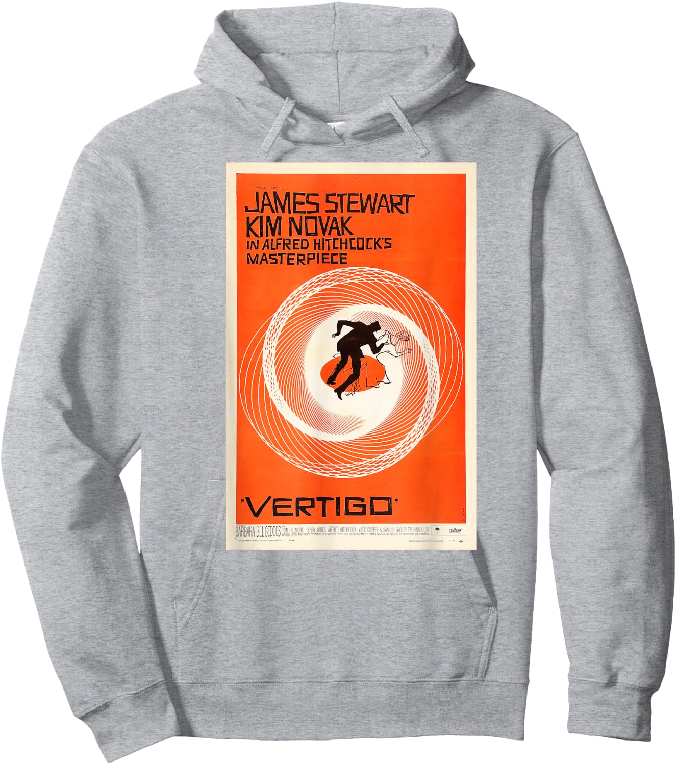 Vertigo Movie Poster Hoodie - Hoodie | Ash