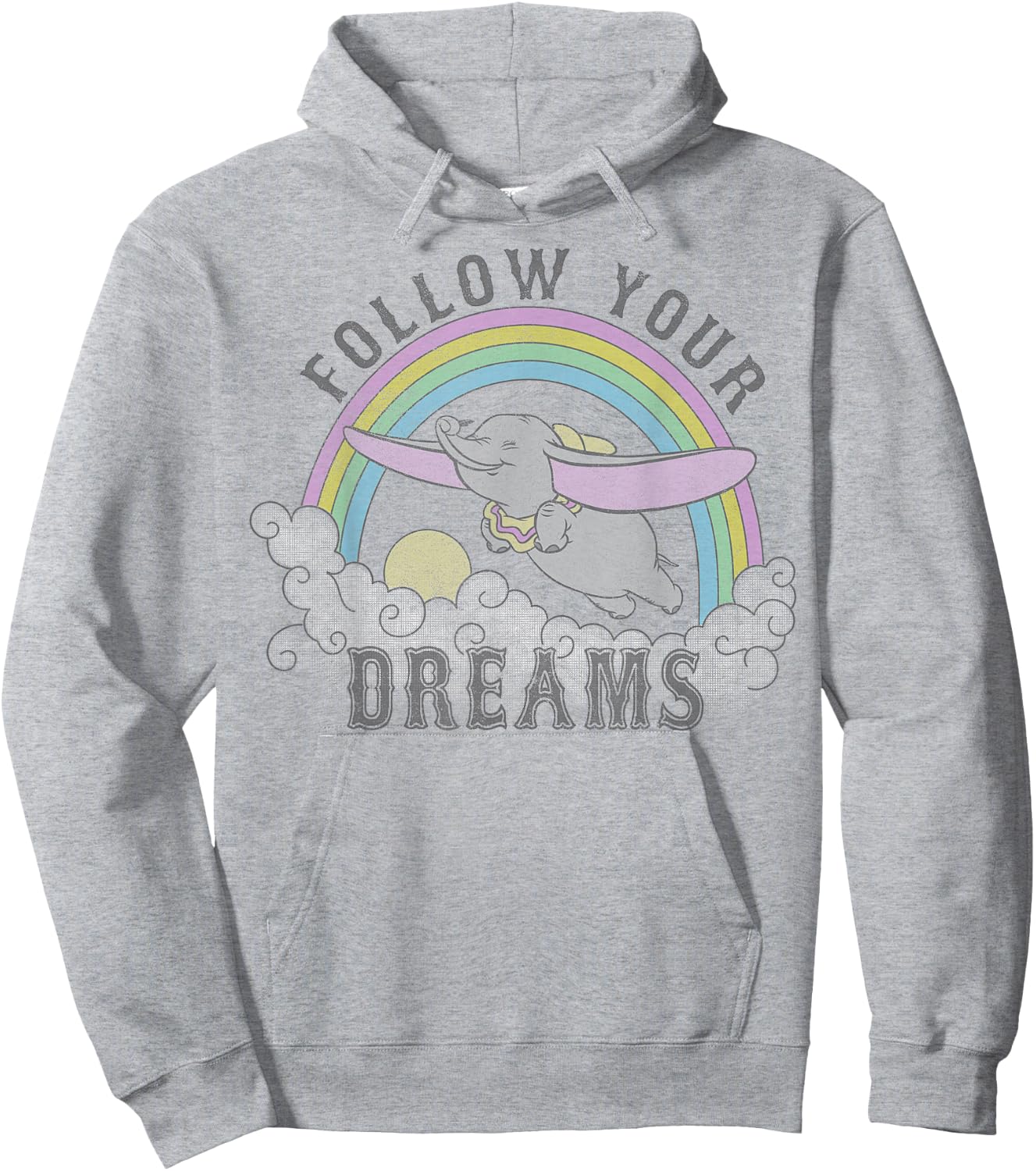 Disney Dumbo Follow Your Dreams Small Hoodie - Hoodie | Ash