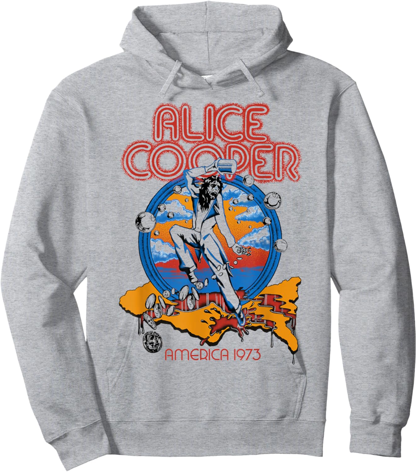 Alice Cooper – America 73 Hoodie - Hoodie | Ash