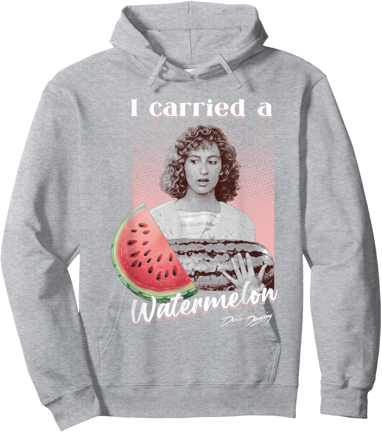 Dirty Dancing I Carried a Watermelon Photo Vintage Movie Hoodie - Hoodie | Ash