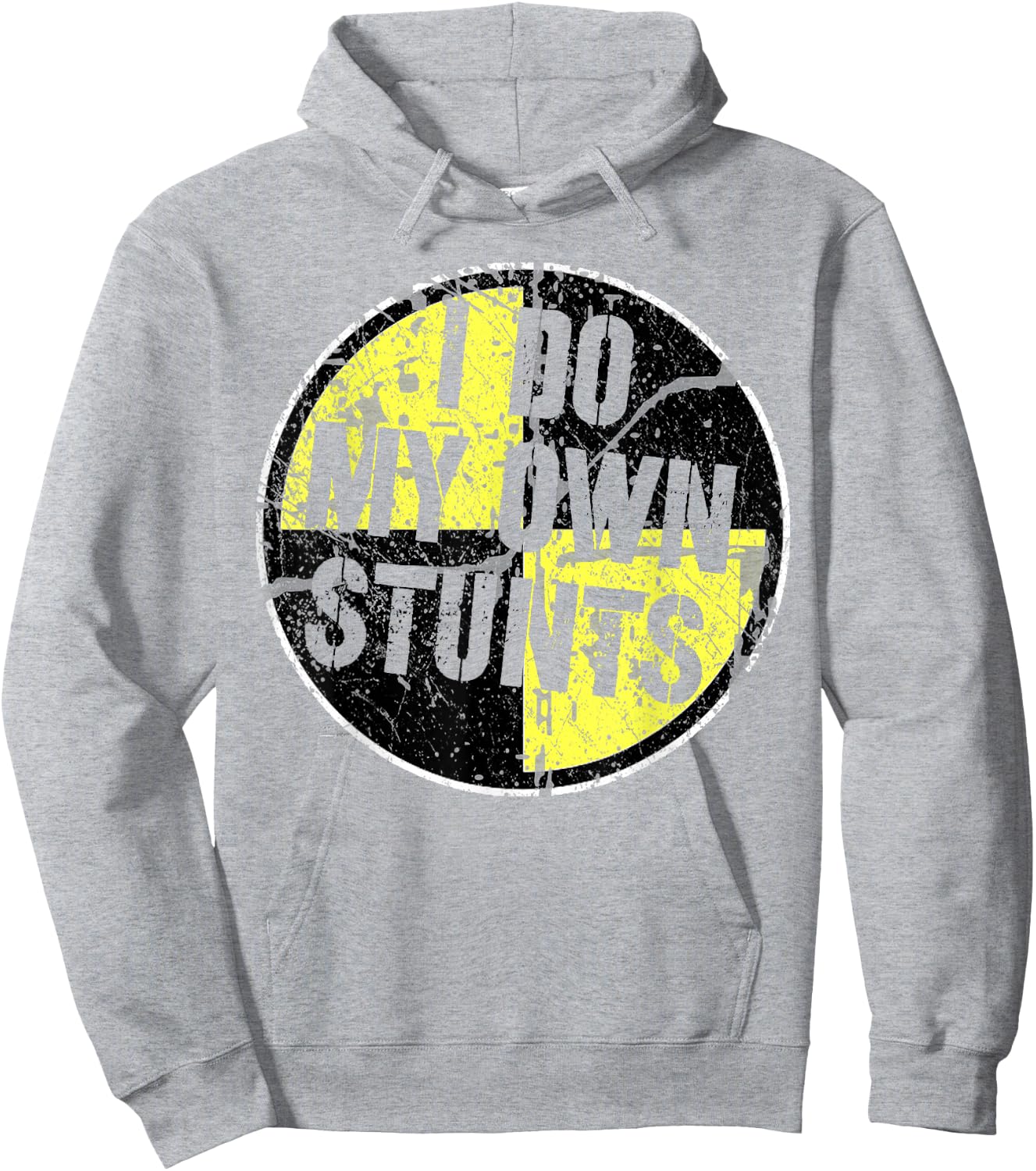 I DO MY OWN STUNTS Random Gravity Checks Crash Test Dummy Hoodie - Hoodie | Ash