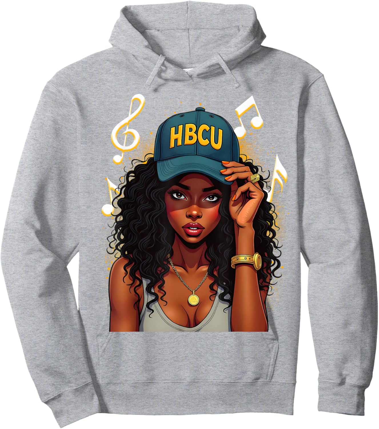Black History Month HBCU Teacher Student Afro Women Girls Hoodie - Hoodie | Ash