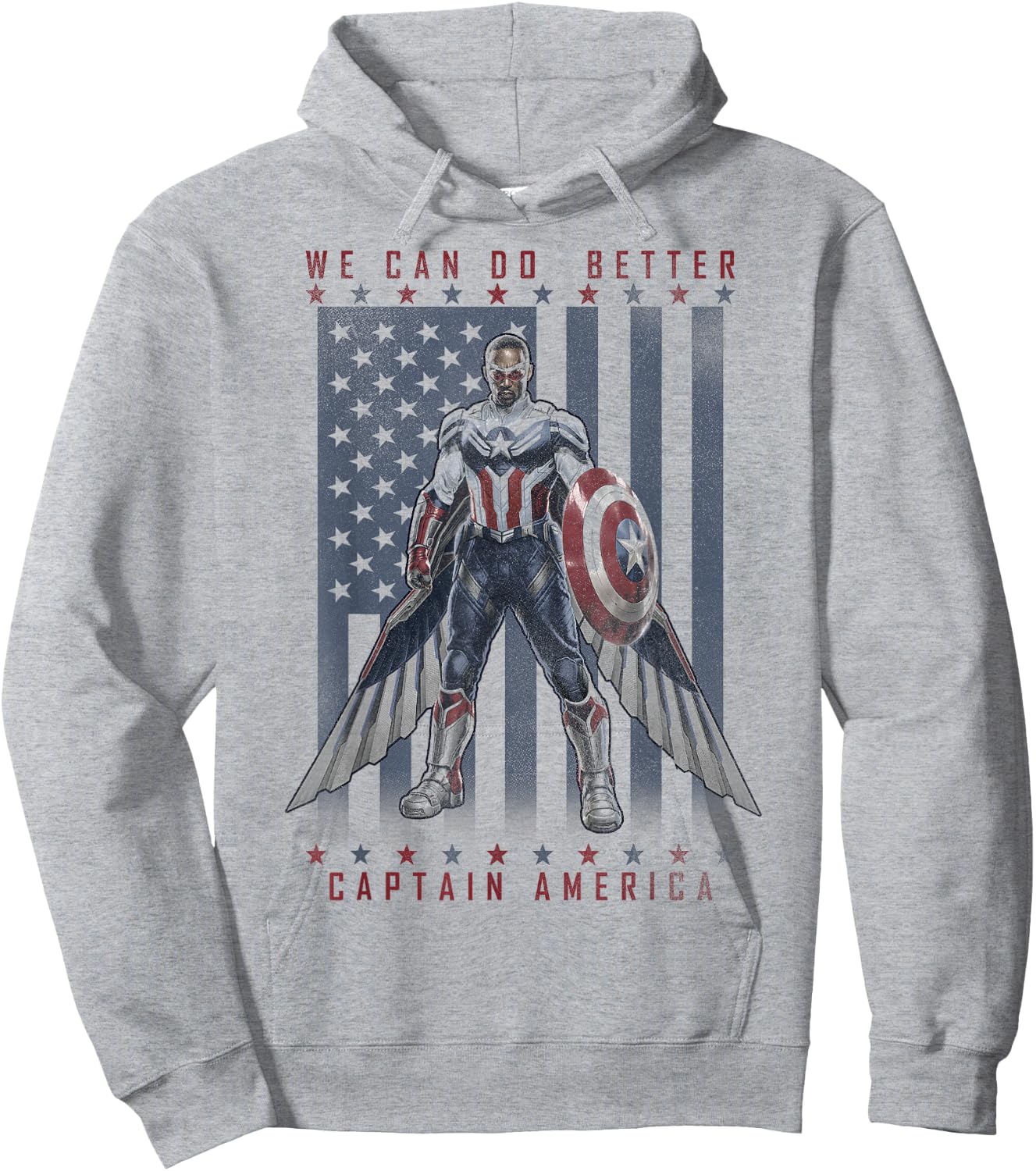 Marvel The Falcon And The Winter Soldier We Can Do Better Hoodie - Hoodie | Ash