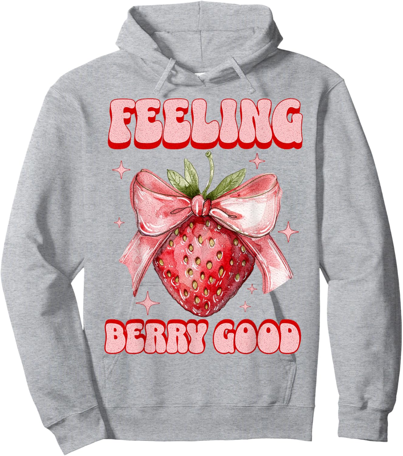 Süße Kokette Erdbeere Feeling Berry Good Strawberry Hoodie - Hoodie | Ash