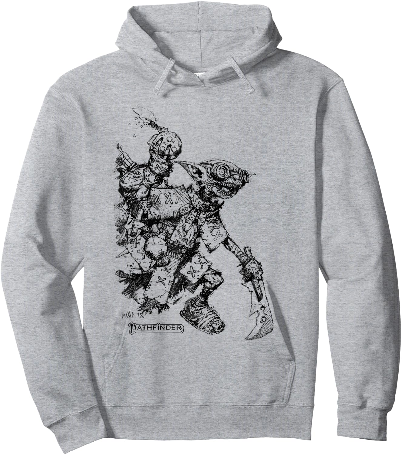 Pathfinder Iconic Fumbus monochrome Hoodie - Hoodie | Ash