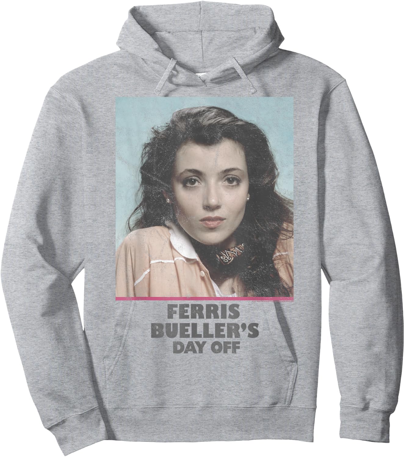 Ferris Bueller's Day Off Sloane Peterson Portrait Hoodie - Hoodie | Ash