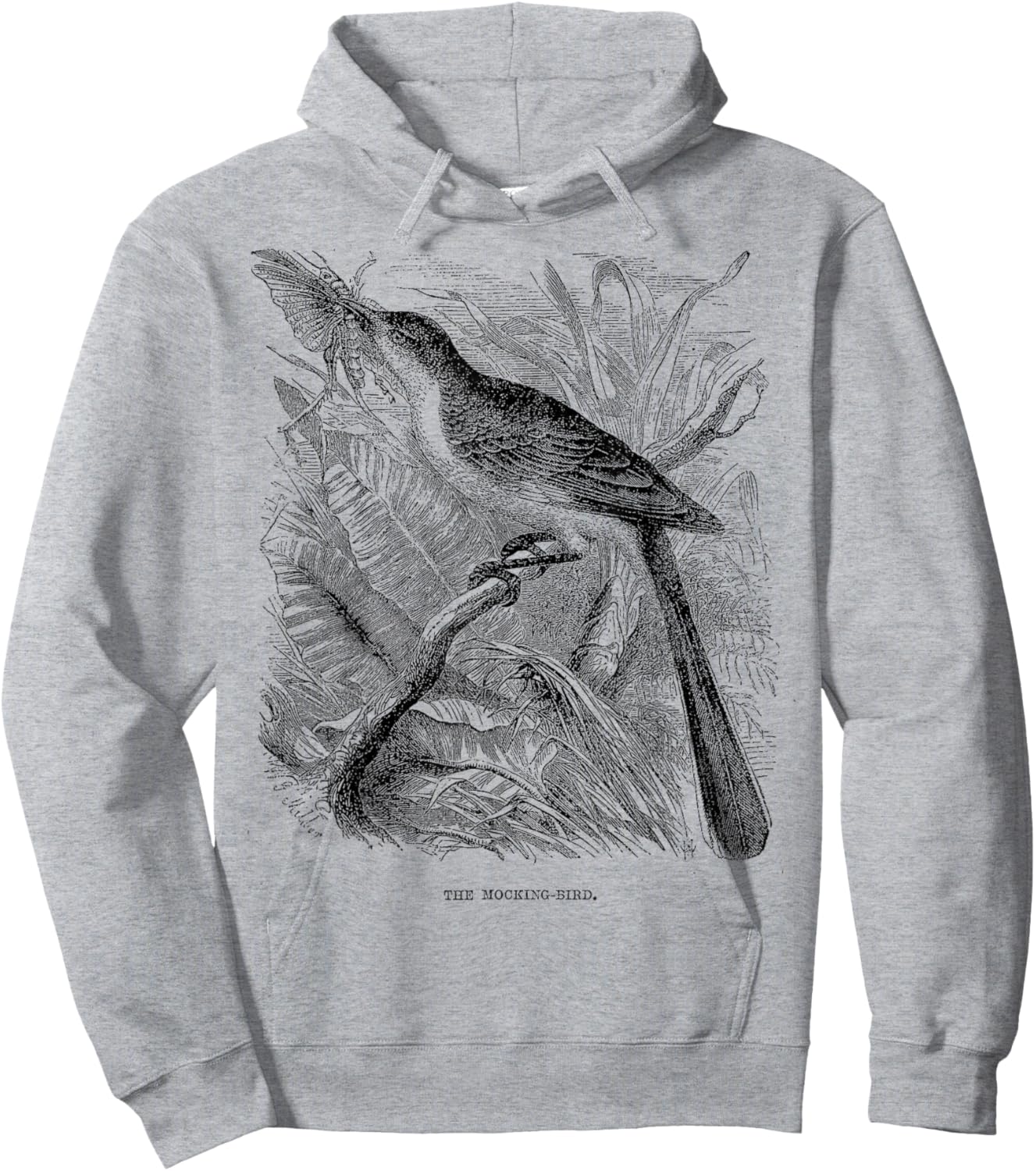 Mockingbird bird Texas Vintage Mockingbird bird Texas Hoodie - Hoodie | Ash