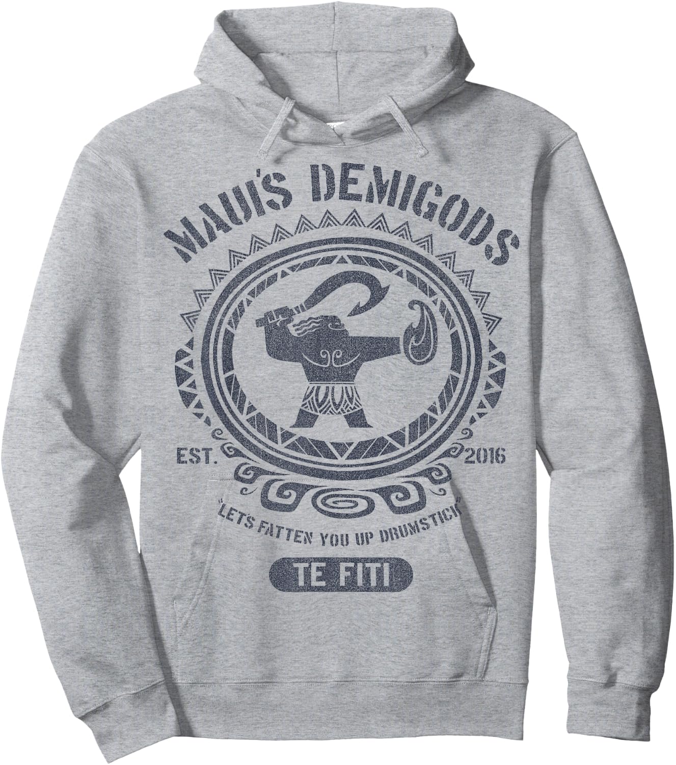 Disney Moana Maui's Demigods Artsy Circle Portrait Hoodie - Hoodie | Ash