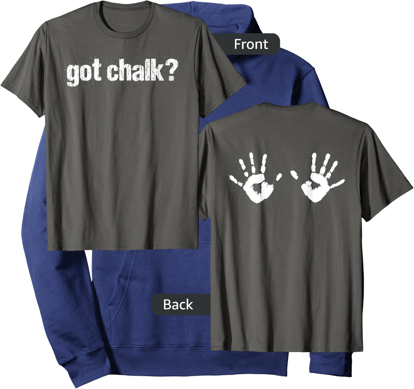 Got Chalk? Hands Double-sided Hoodie - Hoodie | Navy