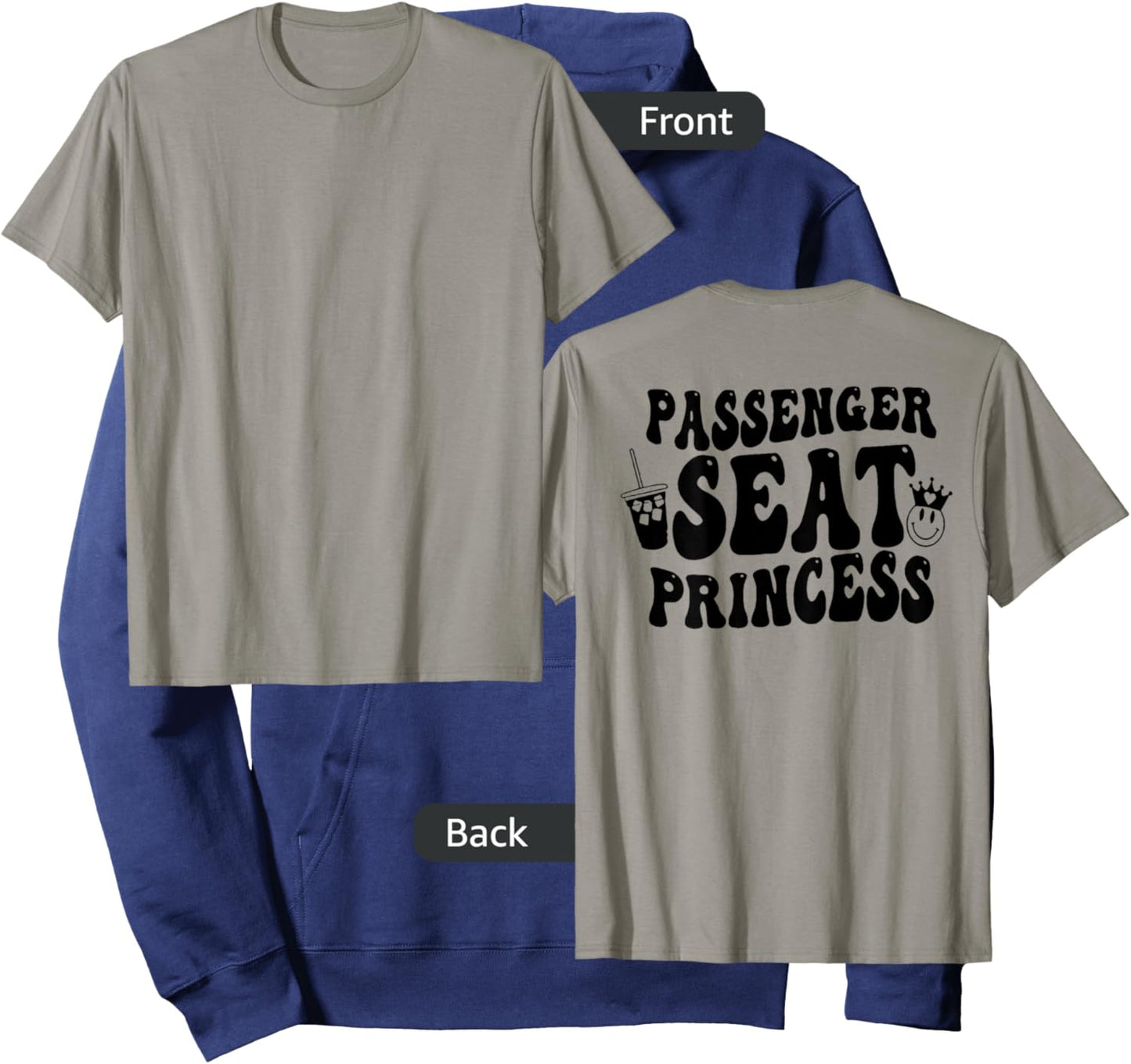 Passenger Seat Princess (on back Hoodie - Hoodie | Navy