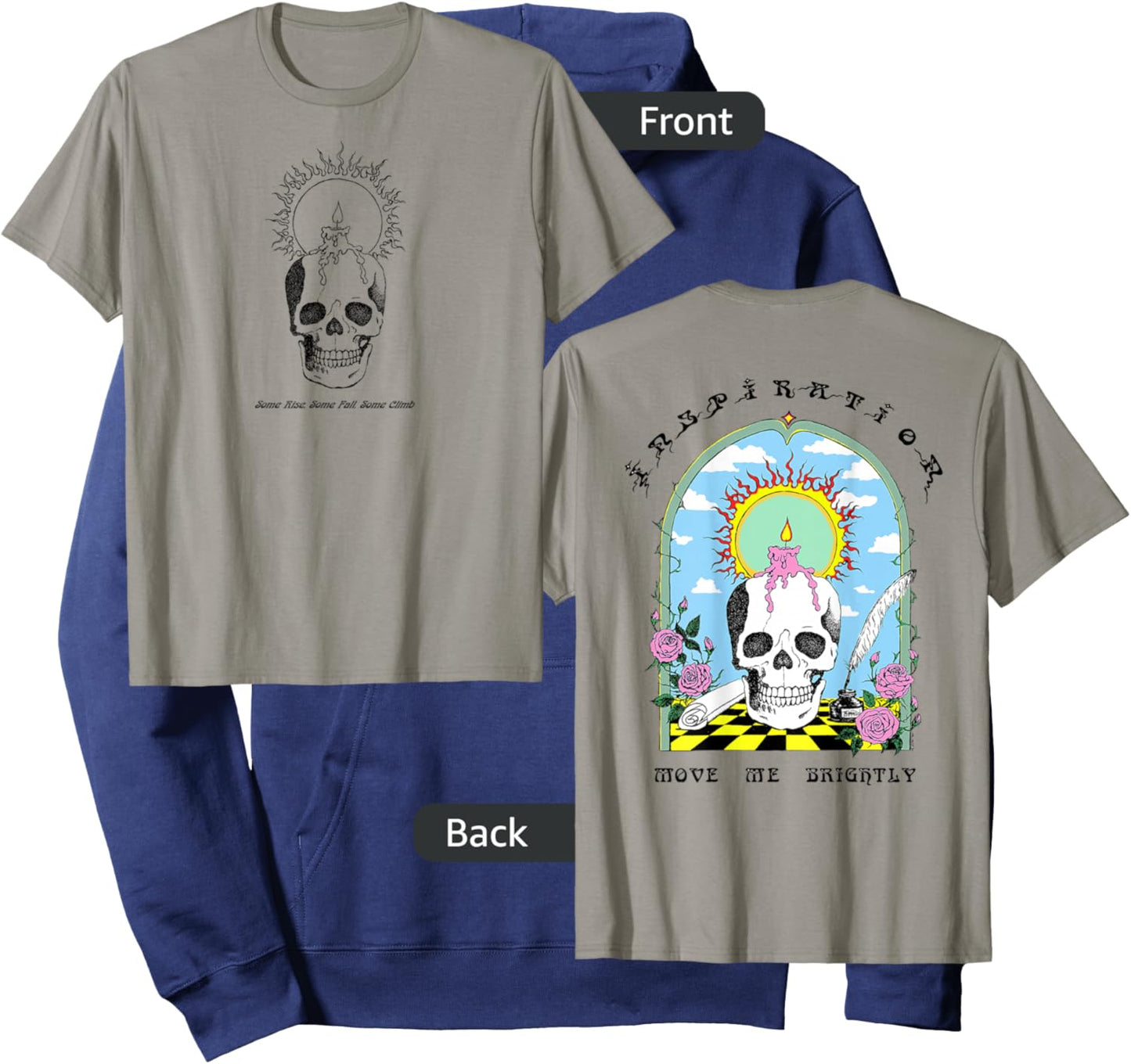 Grateful Dead Ice Nine Lyrics Move Me Brightly Hoodie - Hoodie | Navy