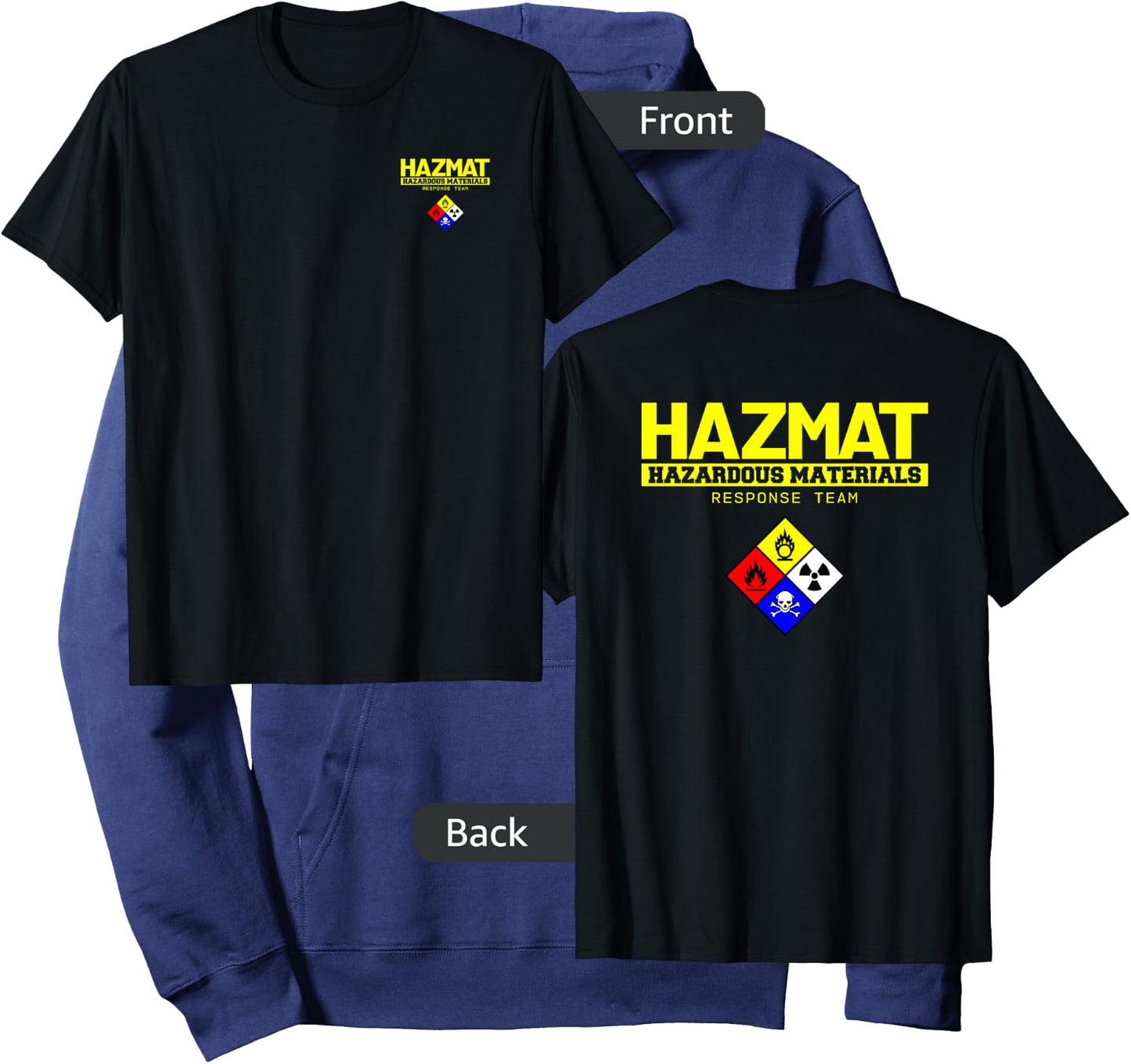 HAZMAT Hazardous Material Response Team Technician Hoodie - Hoodie | Navy