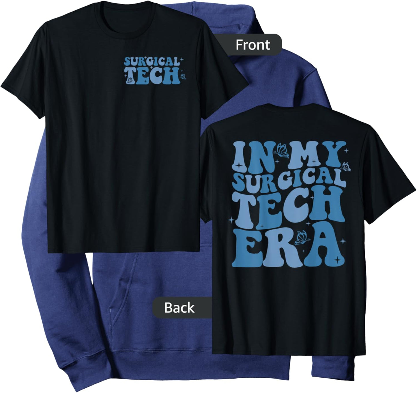 In My Surgical Tech Era Scrub Techs Surgical Technologist Hoodie - Hoodie | Navy