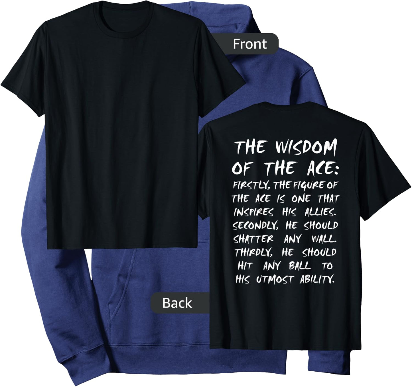 Ace Owl Volleyball Wisdom Anime Manga Cosplay Hoodie - Hoodie | Navy
