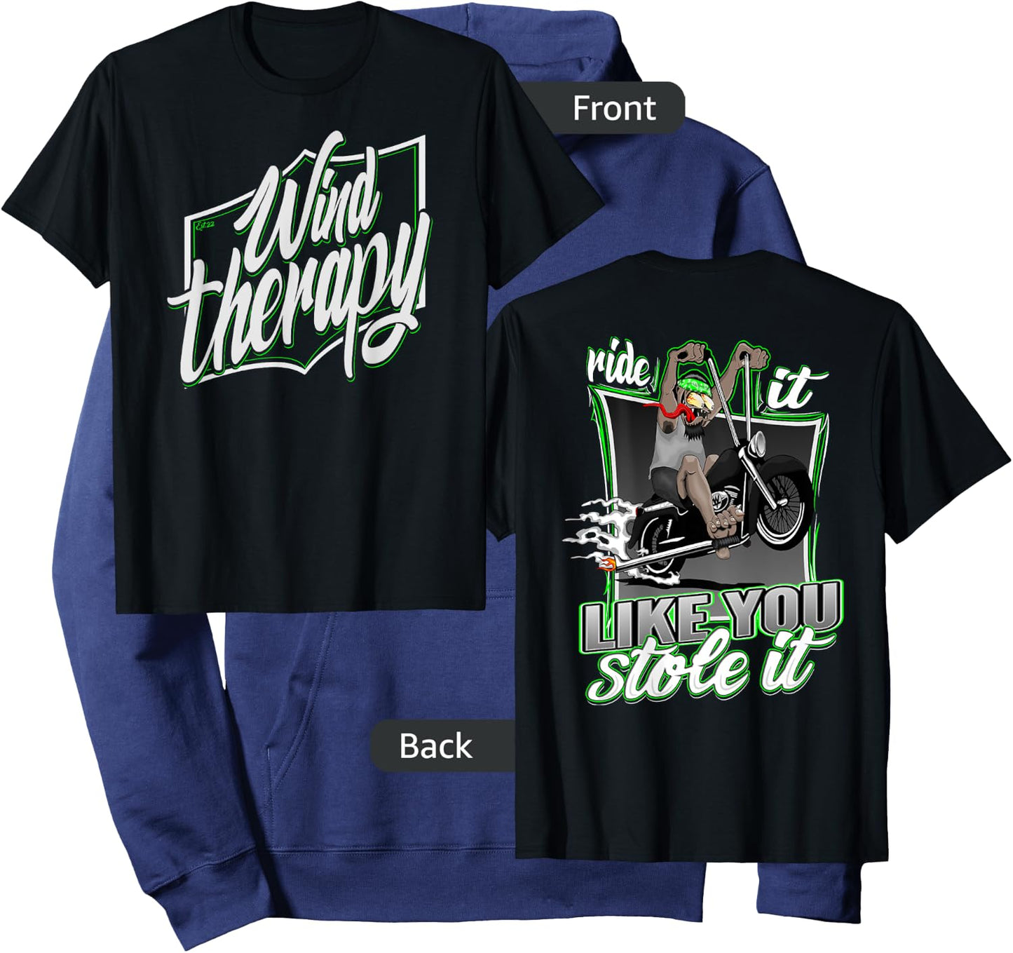 Ride it like you stole it Hoodie - Hoodie | Navy