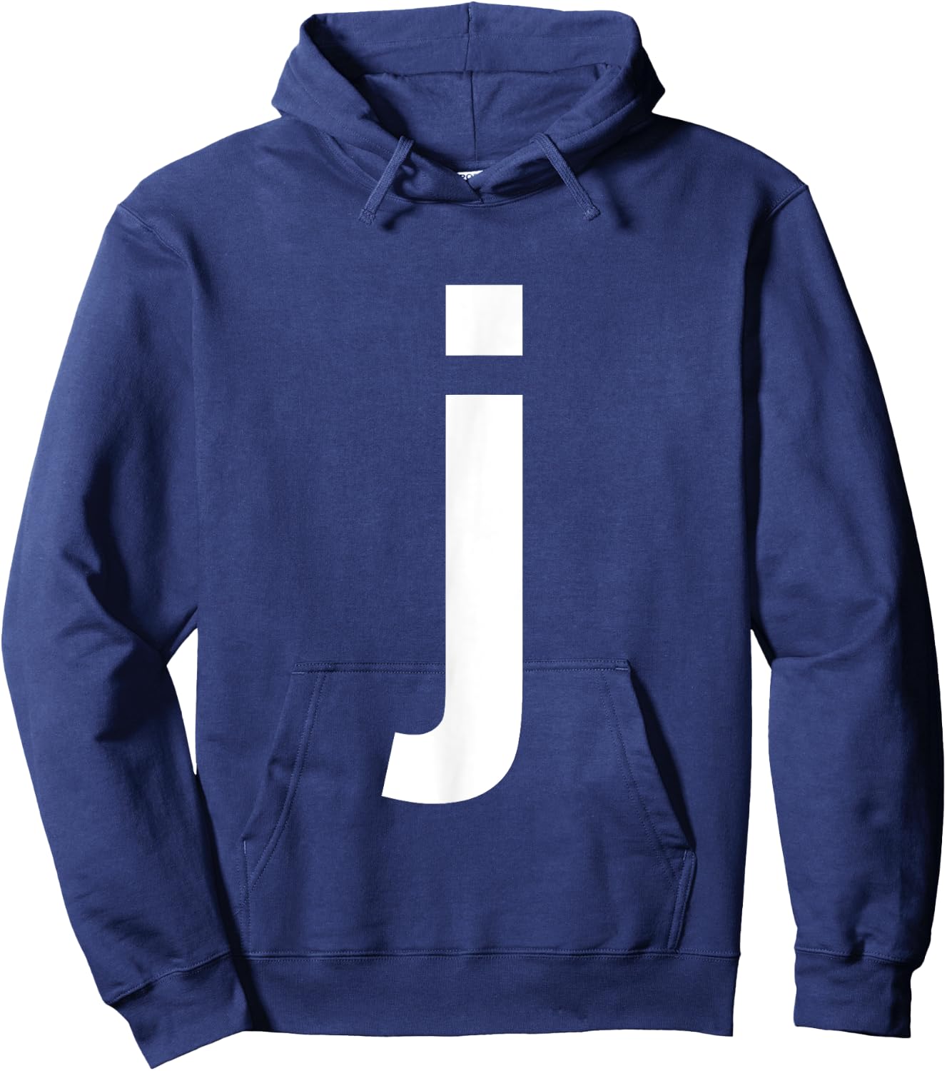 Lower Case Letter J Shirt Alphabet Hoodie - Hoodie | Navy