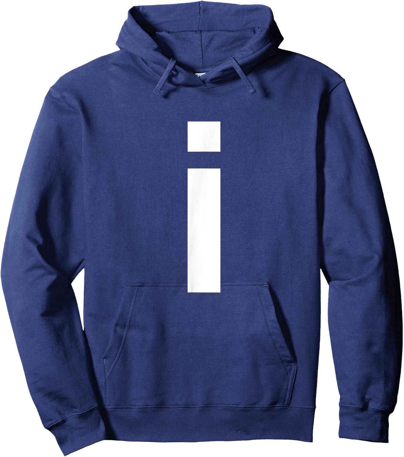 Lower Case Letter I Shirt Alphabet Hoodie - Hoodie | Navy